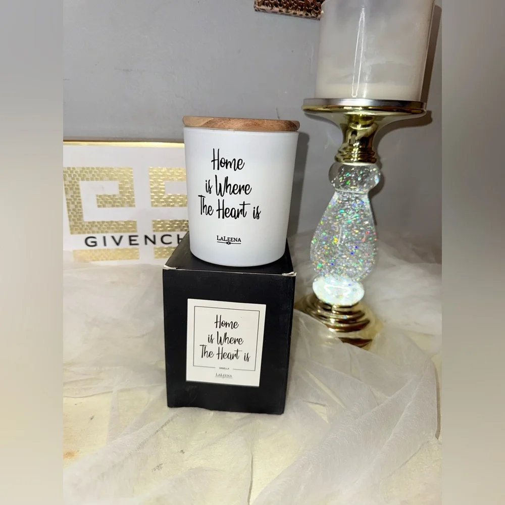 Large Vanilla White Scented Long Lasting Candle - Home Accents - Picture 3 of 3